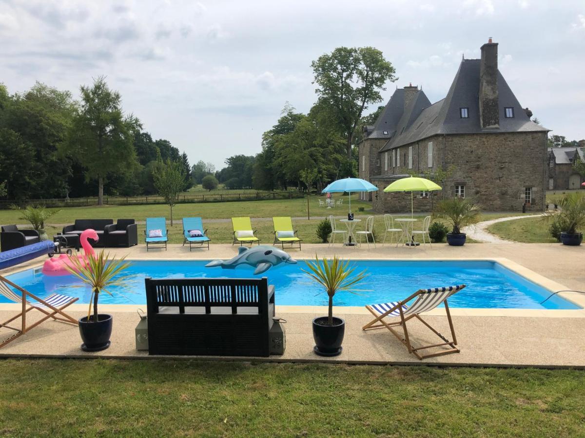 Chambres d'hôtes Château de La Croix Chemin Saint-Leger-des-Pres Exterior foto